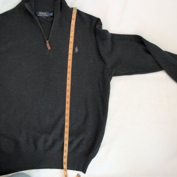 Polo Ralph Lauren Pullover Sweater. Gray. Size XL. Old Money Heritage Normalcore - Picture 6 of 9